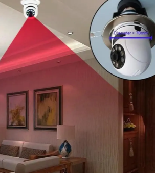 Miniatura 4 de CAMARA BOMBILLO 360 WFI